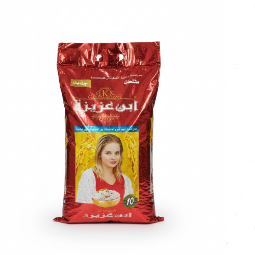 أرز ابن عزيزة (شيكارة 10 كيلو) - أرز مصري متوسط الحبة جودة ممتازة