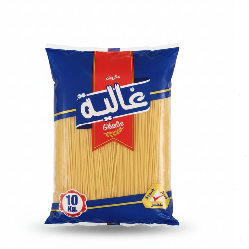 شيكارة مكرونة إسباجيتي غالية 10 كيلو - جودة فاخرة وتوفير ضخم للمطاعم والعائلات
