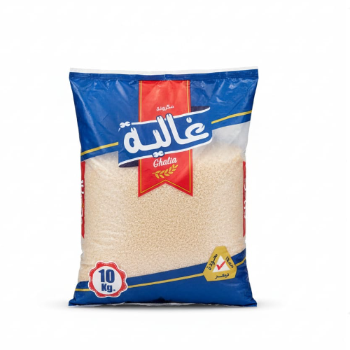 شيكارة مكرونة لسان عصفور غالية 10 كيلو - حبة ذهبية فاخرة وتوفير اقتصادي