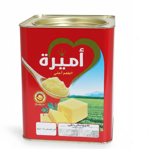 صفيحة سمن أميرة 4.25 كيلو - سمن نباتي نقي وجودة ممتازة للطبخ والحلويات