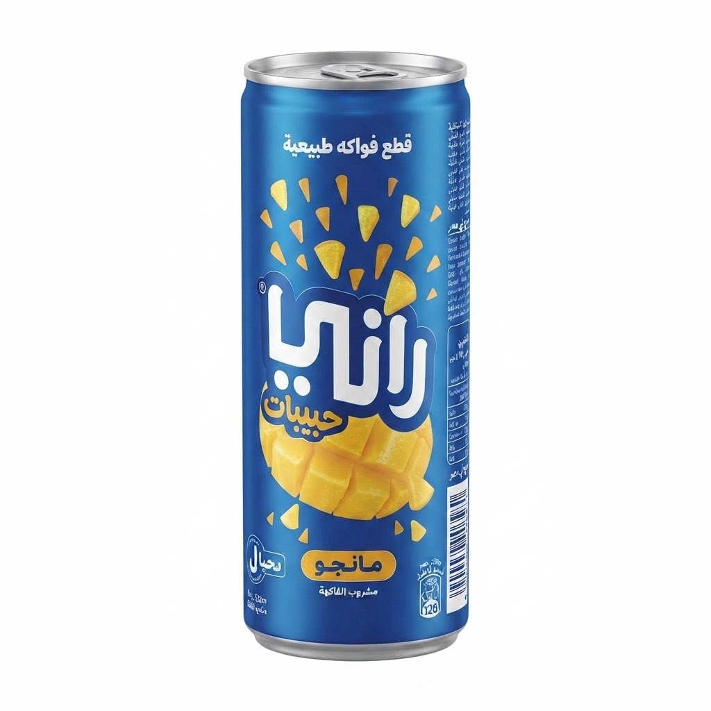 كانز مشروب الفاكهة راني حبيبات مانجو - Rani Float Mango Fruit Drink