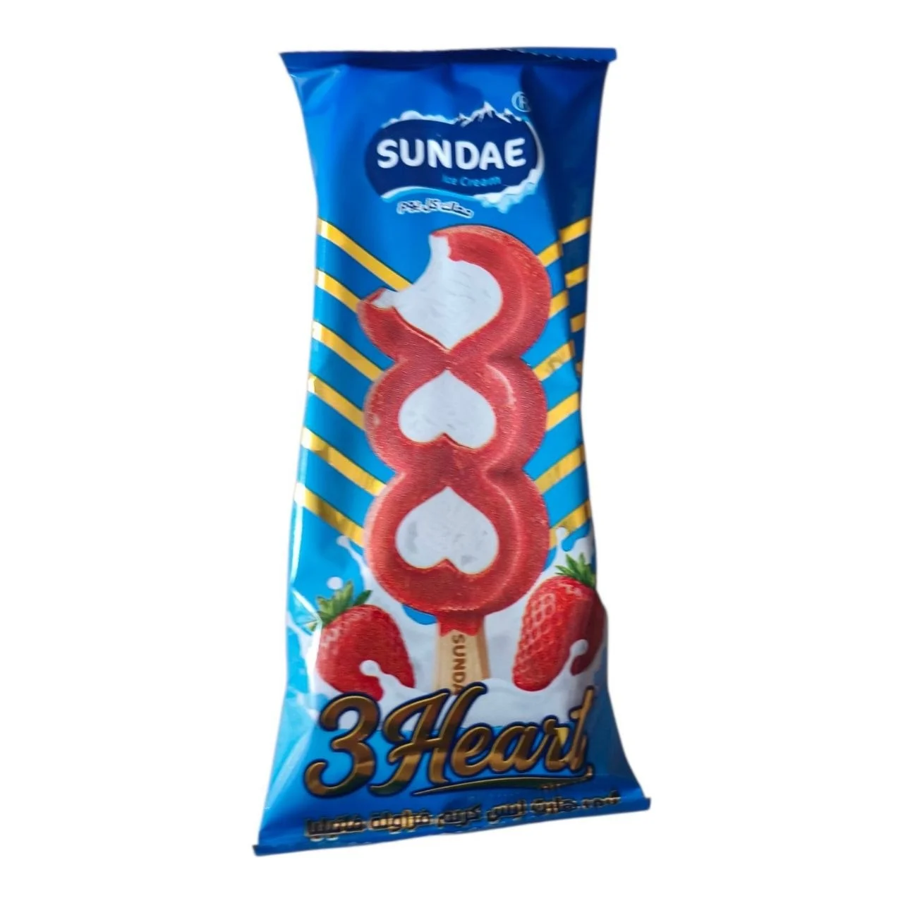 ايس كريم 3 هارت صانداي - Sundae 3 Heart Ice Cream