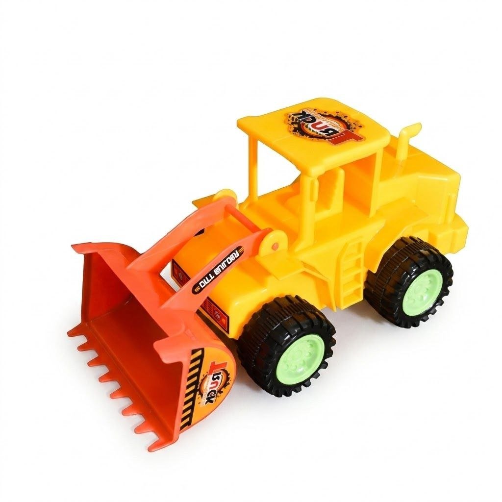 لعبة لودر بناء بلاستيك - Plastic Construction Bulldozer Toy