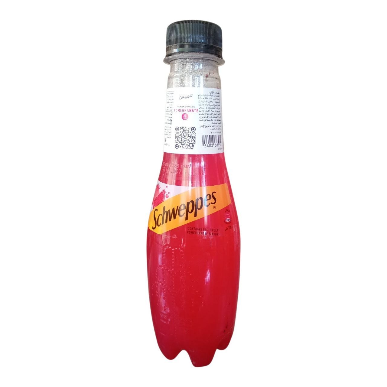 زجاجة شويبس برمان بلاستيكية - Schweppes Pomegranate Plastic Bottle