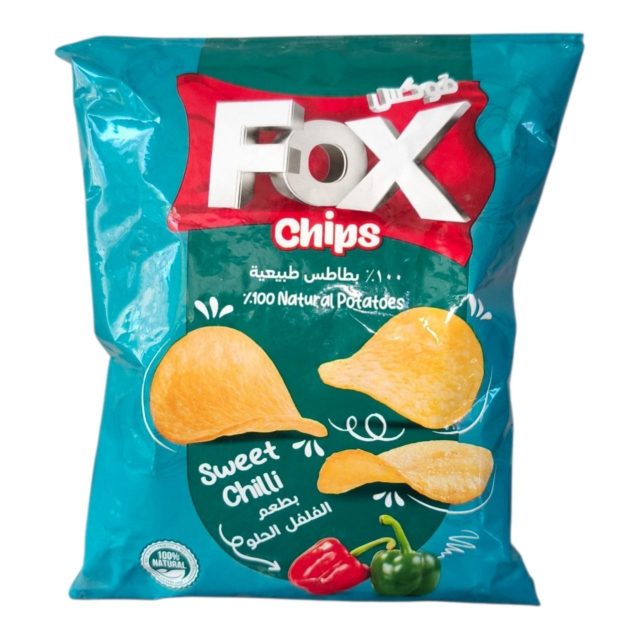 شيبسي فوكس بطعم الفلفل الحلو - Fox Chips Sweet Chilli