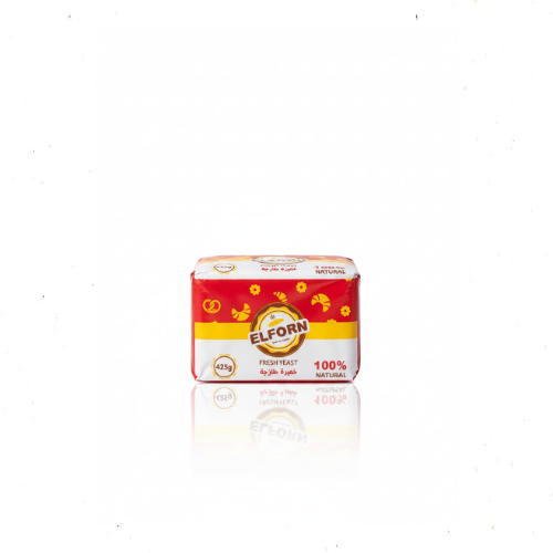 قالب خميرة طازجة إلفورن 425 جرام - Elforn Fresh Yeast Block 425g