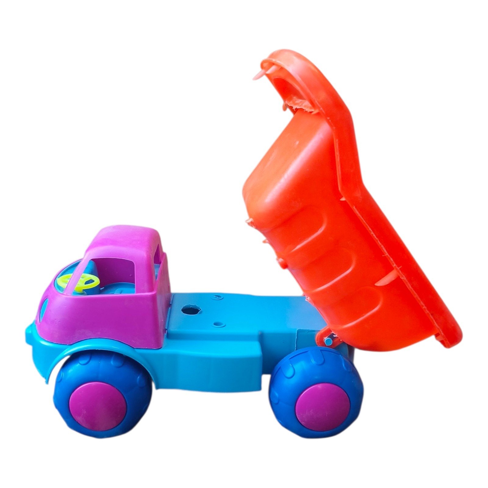 سيارة نقل لوري أطفال بلاستيكية ملونة - Colorful Plastic Dump Truck Toy