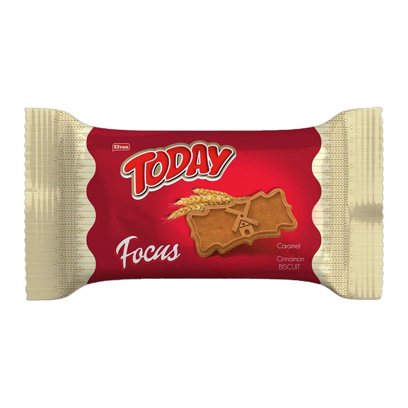 بسكويت توداي فوكس بالكراميل والقرفة - Today Focus Caramel & Cinnamon Biscuit